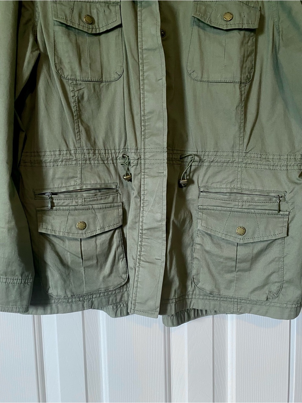 L.L. Bean Women's Olive Green Beanflex Utility Jacket (Old Style) Size XL - Picture 4 of 10